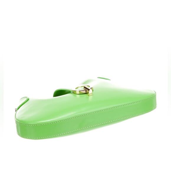 NWT $385 SANDRO Sweet Janet Chain Bag Vert Pomme Apple Green - Picture 6 of 13